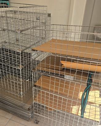 ceste metalliche per esposizione 