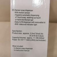 Dosatore di sapone a batteria