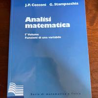 Libro Analisi Matematica J.P. Cecconi e G.Stampacc