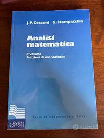 Libro Analisi Matematica J.P. Cecconi e G.Stampacc