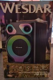 Cassa bluetooth con microfono k-1091S- NUOVA