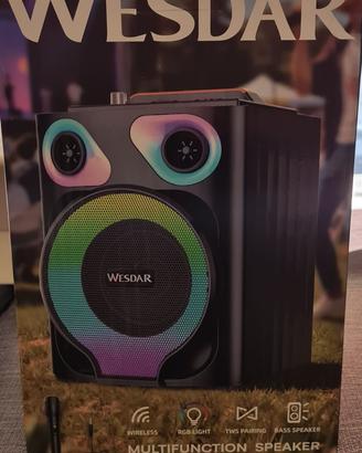 Cassa bluetooth con microfono k-1091S- NUOVA