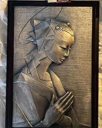 Ottaviani Madonna in Preghiera Argento Sterling
