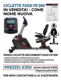 Ciclette Fassi FR300 come nuova