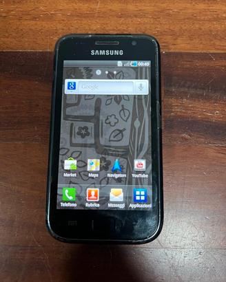 Samsung Galaxy S GT-I9000 Android 2.2 con cover