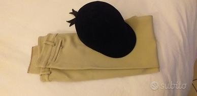 casco per equitazione + pantalone