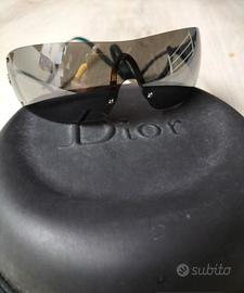 Occhiali da sole DIOR Vintage Ski Blu Petrolio Y2k