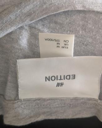 T-shirt H&M Edition grigio mélange - M