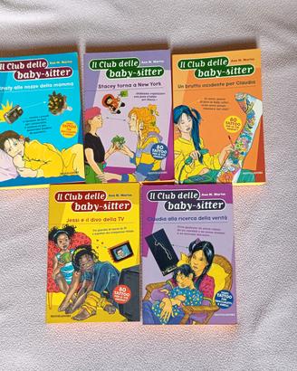 set 5 volumi Club delle Babysitter 
