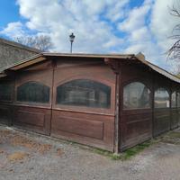 Grande Gazebo in legno da esterno
