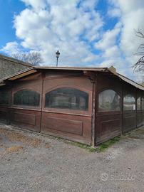 Grande Gazebo in legno da esterno
