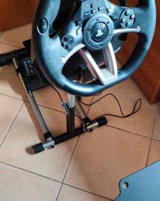 Hori racing wheel APEX nero + supporto