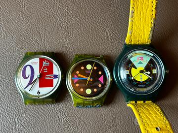 Lotto 3 Swatch vintage 1991-92 funzionanti