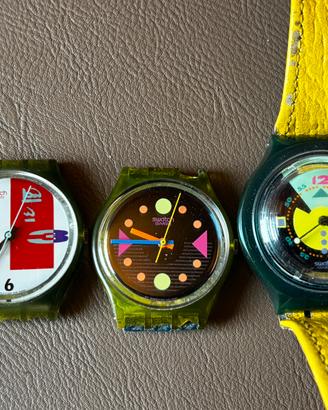 Lotto 3 Swatch vintage 1991-92 funzionanti
