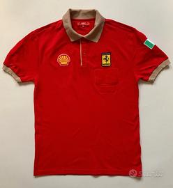 Maglia Polo Vintage Scuderia Ferrari Meccanico F1