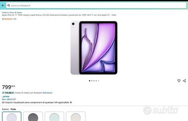 Ipad Air 11 modello 2026 NUOVO IMBALLATO