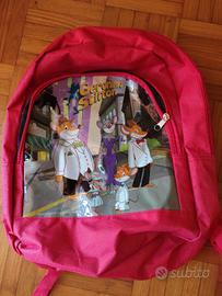 zaino Geronimo stilton per bambini rosso