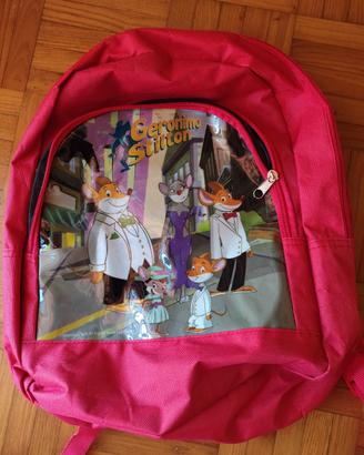 zaino Geronimo stilton per bambini rosso