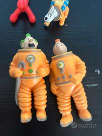 Set 4 statuine Tintin (anni '90)