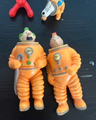 Set 4 statuine Tintin (anni '90)