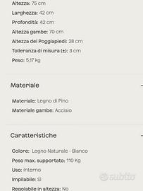 3 sgabelli sklum come nuovi 