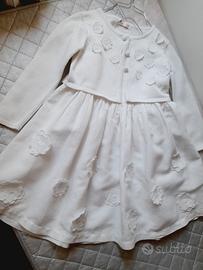 vestitino elegante lino e cotone x bimbe di 3 anni