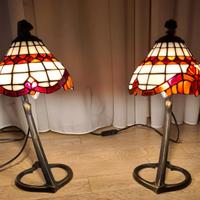 Coppia lampade stile Tiffany