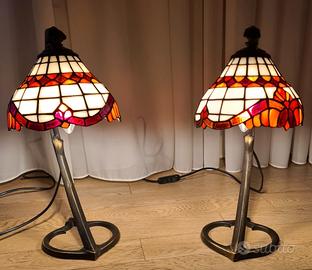 Coppia lampade stile Tiffany
