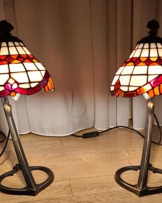 Coppia lampade stile Tiffany