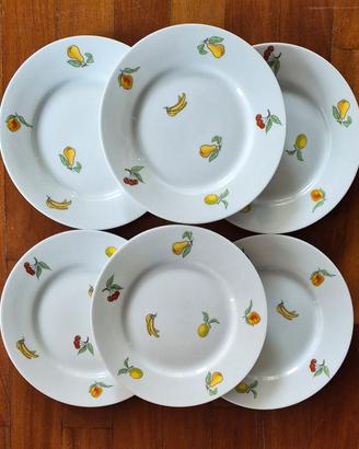 Set 6 piattiniporcellana Richard Ginori 1989 nuovi