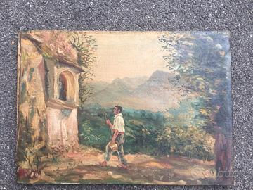 Tela ottocentesca della scuola napoletana