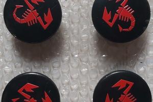 Coprimozzi tappi tipo Abarth per cerchi in lega