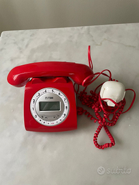 Telefono fisso casa filo Sirio Classic TIM rosso - Telefonia In vendita a  Reggio Emilia