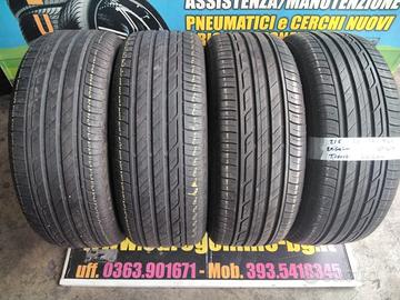 4 gomme usate 215 55 1794v bridgestone estive