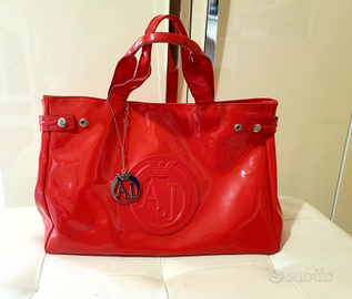 Borsa armani 2024 jeans rossa