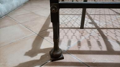 Letto in ferro battuto fiorentino