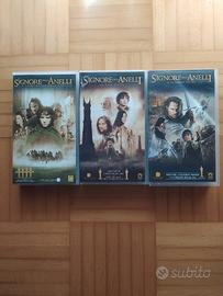 Trilogia il Signore degli Anelli VHS originali