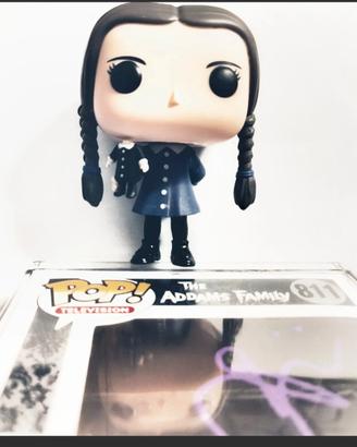 Funko Pop The Family Addams: Mercoledì autografat