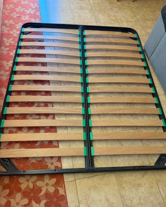 Rete con doghe in legno