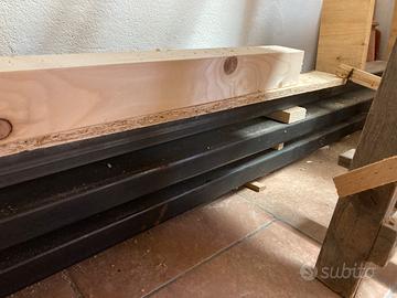 Travi ferro 12x4 cm 3 metri