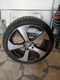 3 CERCHI IN LEGA GOLF 7 CON GOMME