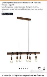 Eglo lampada a sospensione Townshend 4, plafoniera