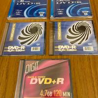 5 DVD-R vergini