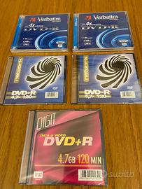 5 DVD-R vergini