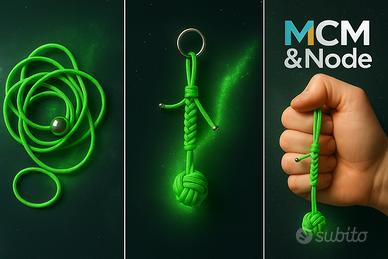 Portachiavi Tattico in Paracord "Monkey Fist"