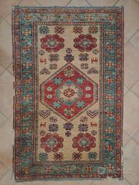 Tappeto stile Kazak in lana