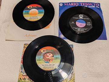 Dischi in vinile 45 1968/1975 giri Italiani leggi