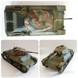 carro italiano p43 1/35 dipinto Tamiya Italeri 