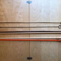 Bacchette ottone, ferro, legno per pulizia fucili