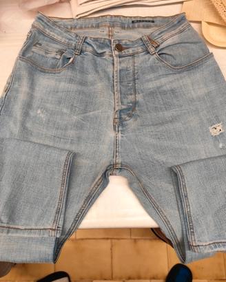 Jens grigio uomo y-tow jeans slim fitt taglia 42